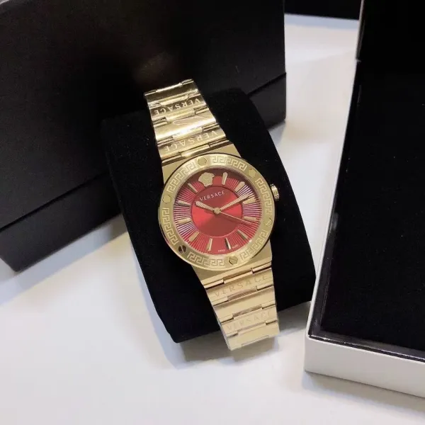 Versace Palazzo Empire Gold and Silver Quartz Watch Watches - 5