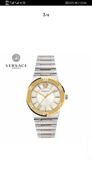 Versace Palazzo Empire Gold and Silver Quartz Watch Watches - 15