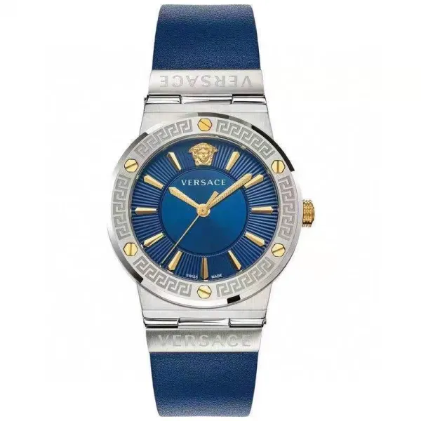 Versace Palazzo Empire Blue Gold Quartz Watch Watches - 6