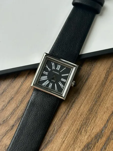 Chanel Premiere Black Dial Silver-Tone Watch Watches - 70
