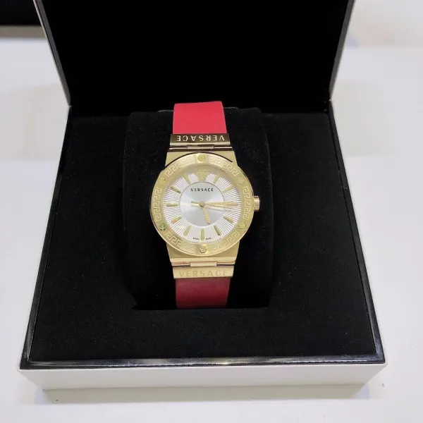 Versace Palazzo Empire Blue Gold Quartz Watch Watches - 5