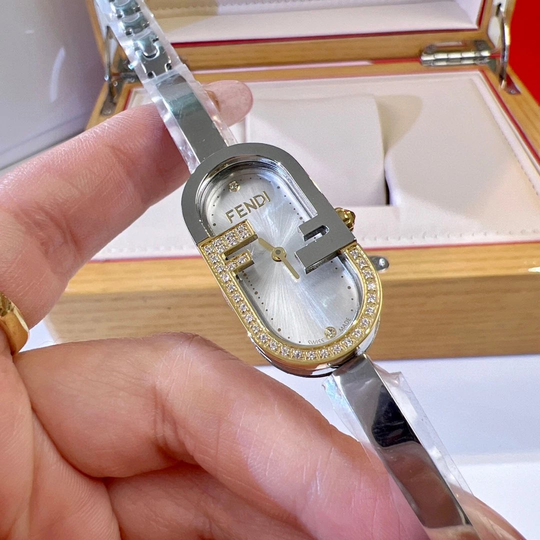 Fendi F Logo Silver 