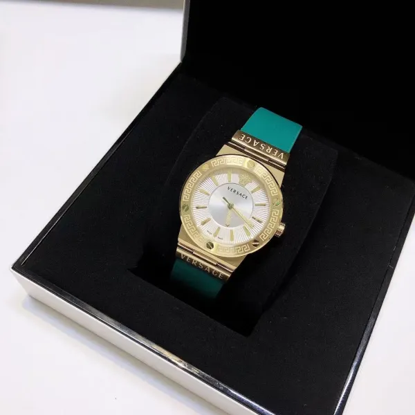 Versace Palazzo Empire Blue Gold Quartz Watch Watches - 10