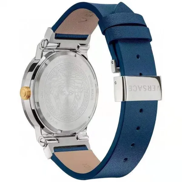 Versace Palazzo Empire Blue Gold Quartz Watch Watches - 8