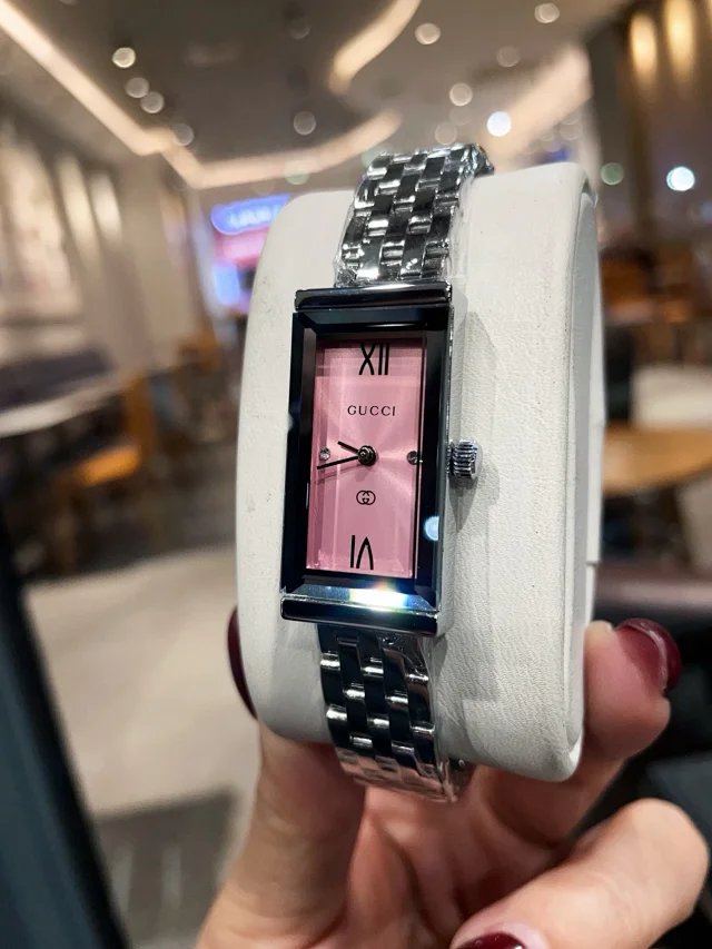 Gucci Watches G-Frame rectangular bracelet watch product detail image 47