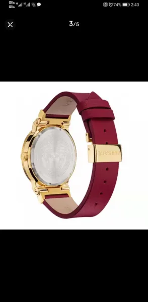 Versace Palazzo Empire Blue Gold Quartz Watch Watches - 4