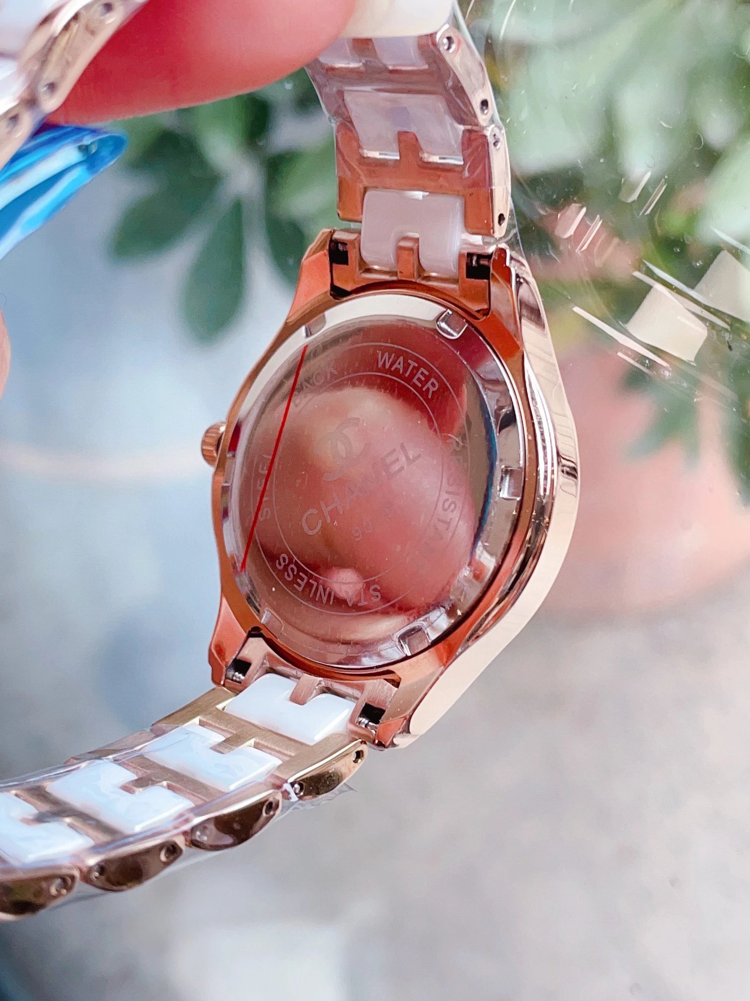 Chanel Mademoiselle Prive Cherry Blossom Ceramic Watch Rose Gold and Silver Watches - 8