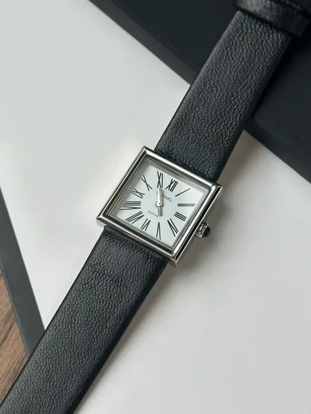 Chanel Premiere Black Dial Silver-Tone Watch Watches - 61