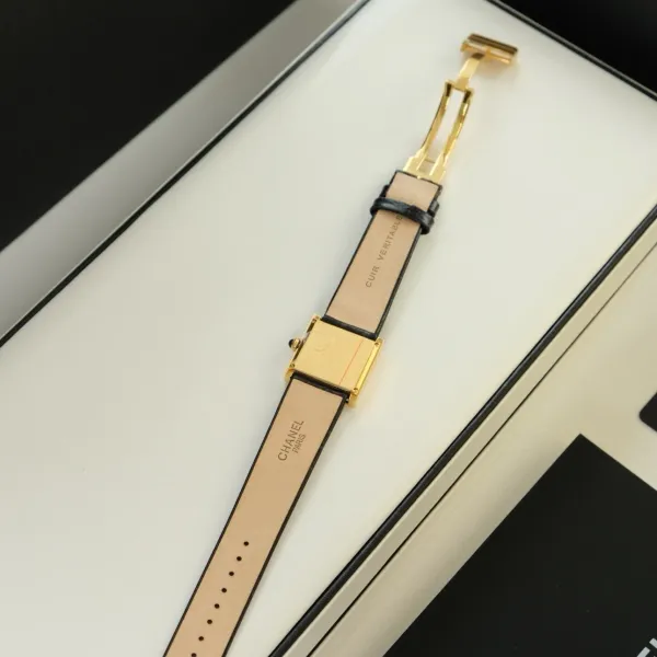 Chanel Premiere Black Dial Silver-Tone Watch Watches - 78