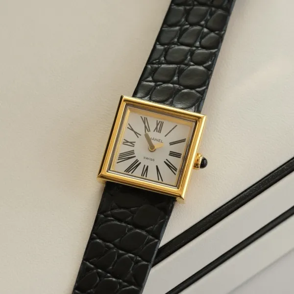 Chanel Premiere Black Dial Silver-Tone Watch Watches - 86