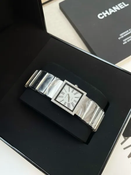 Chanel Premiere Black Dial Silver-Tone Watch Watches - 26