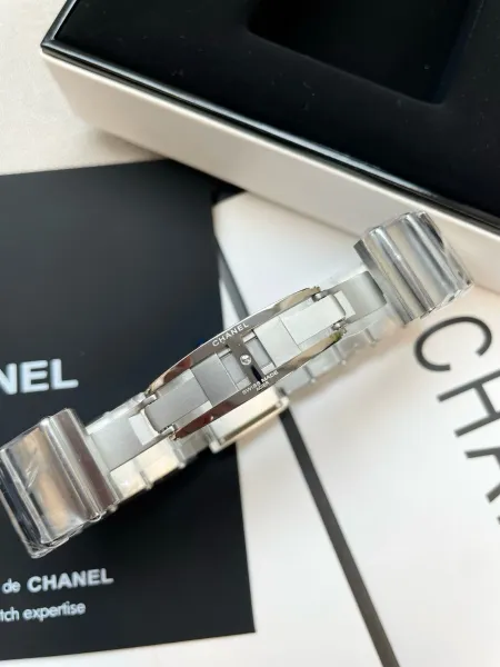 Chanel Premiere Black Dial Silver-Tone Watch Watches - 45