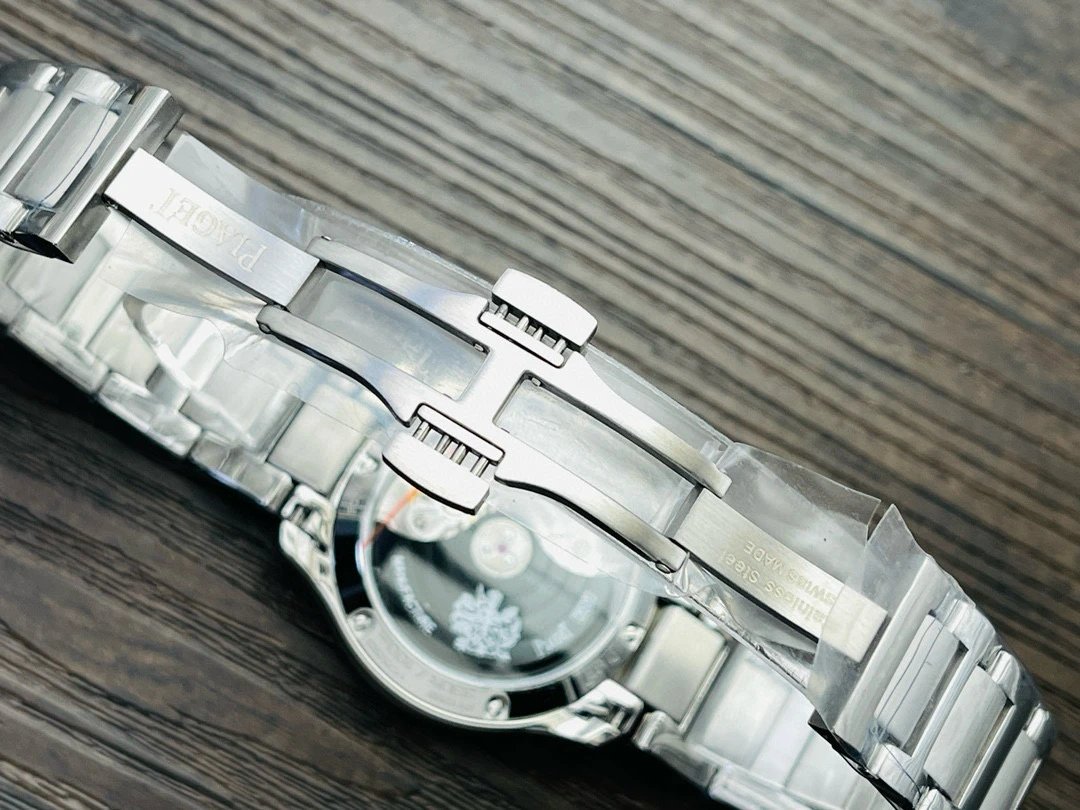 Design Piaget Polo Automatic White Dial Diamond Bezel Two-Tone Steel and Rose Gold Watch Watches - 45