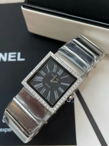 Chanel Premiere Black Dial Silver-Tone Watch Watches - 20