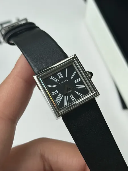 Chanel Premiere Black Dial Silver-Tone Watch Watches - 71