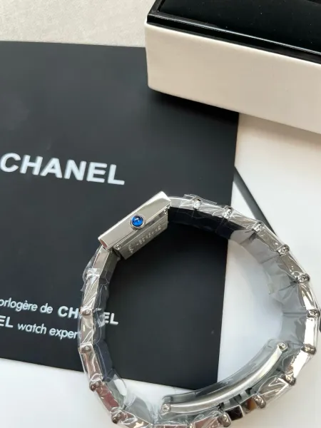Chanel Premiere Black Dial Silver-Tone Watch Watches - 21
