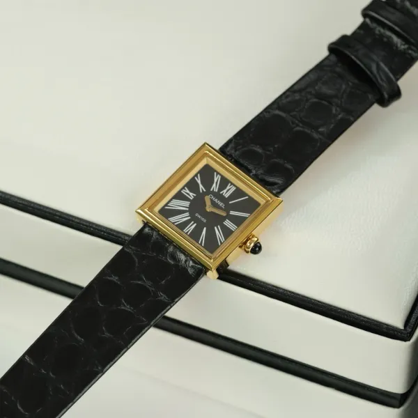 Chanel Premiere Black Dial Silver-Tone Watch Watches - 76