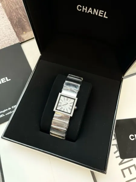 Chanel Premiere Black Dial Silver-Tone Watch Watches - 25