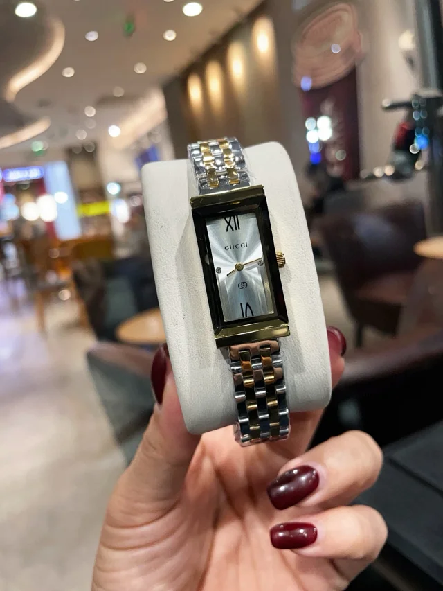 Gucci Watches G-Frame rectangular bracelet watch product detail image 36