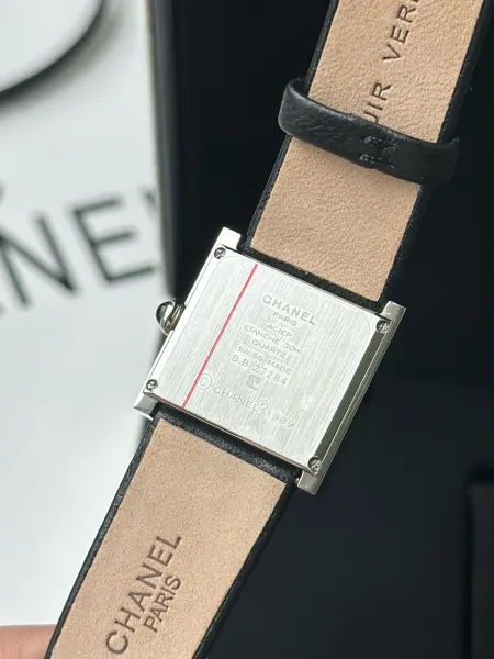 Chanel Premiere Black Dial Silver-Tone Watch Watches - 72