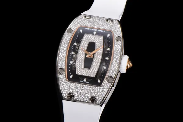Richard Mille RM 07-01 White Ceramic Diamond Pave Watch Watches - 10