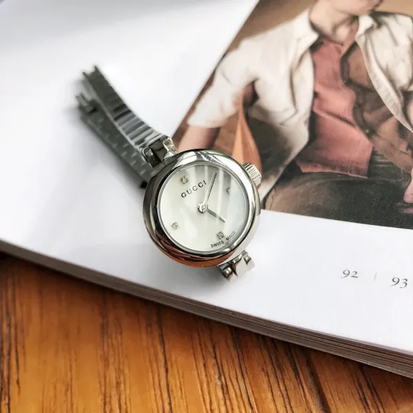 Gucci G-Timeless Mini Silver White Quartz Watch Watches - 5
