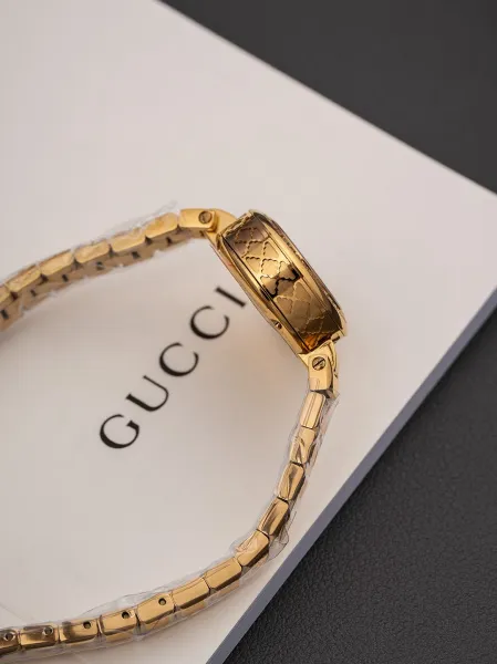 Gucci G-Timeless Mini Black Dial Gold-Tone Diamond-Set Watch Watches - 28