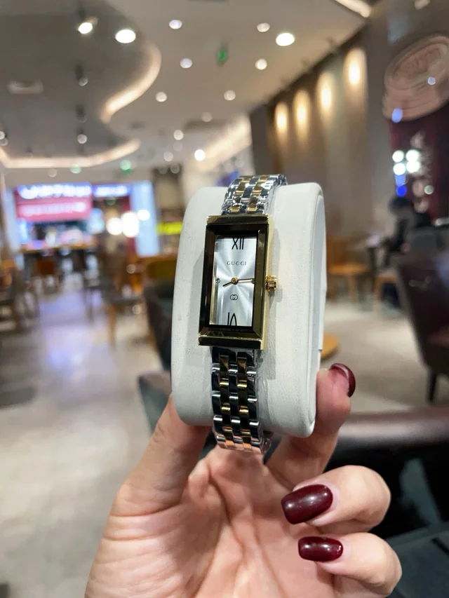 Gucci Watches G-Frame rectangular bracelet watch product detail image 38