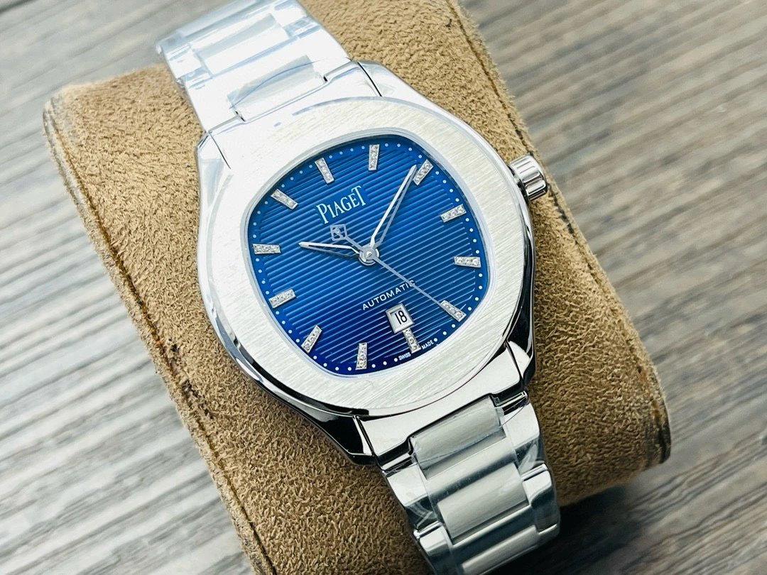 Design Piaget Polo Automatic White Dial Diamond Bezel Two-Tone Steel and Rose Gold Watch Watches - 72