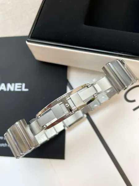 Chanel Premiere Black Dial Silver-Tone Watch Watches - 24
