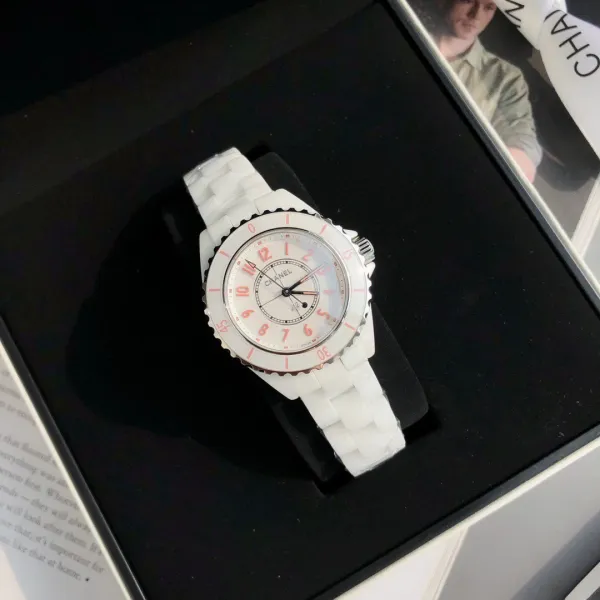 Chanel J12 White Ceramic Watch Watches - 47
