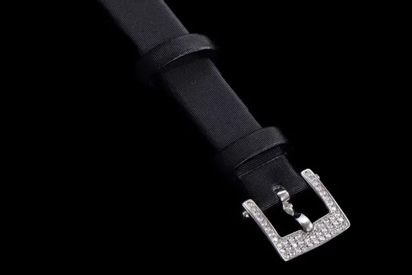 Cartier Panthère de Cartier Clover-Shaped Diamond Watch Blue Silk Strap Watches - 9