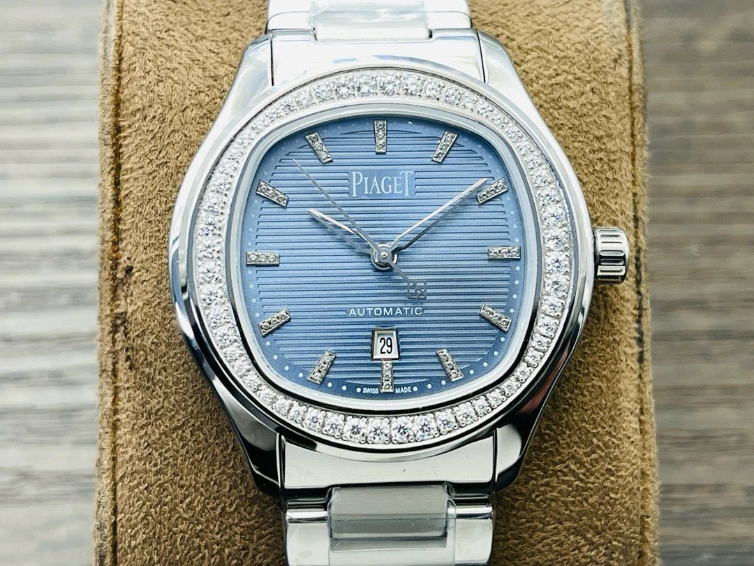 Design Piaget Polo Automatic White Dial Diamond Bezel Two-Tone Steel and Rose Gold Watch Watches - 50