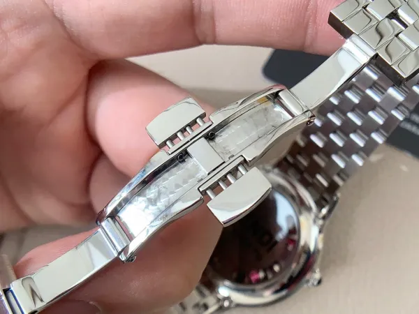 Fendi My Way 28mm Silver Dial with Ruby and Diamond Accents Quartz Watch Watches - 26