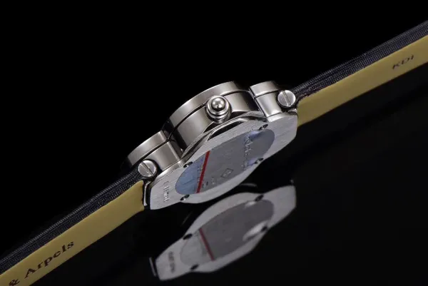 Cartier Panthère de Cartier Clover-Shaped Diamond Watch Blue Silk Strap Watches - 21