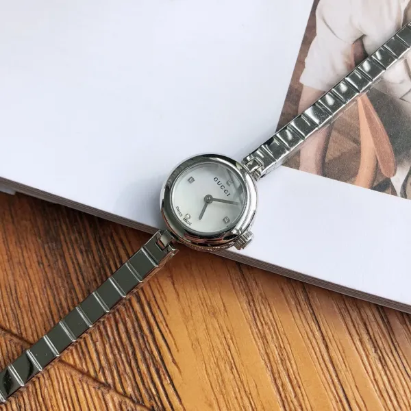 Gucci G-Timeless Mini Silver White Quartz Watch Watches - 3