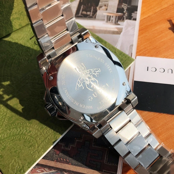 Gucci Dive Chronograph Silver Dial Steel Watch Watches - 21