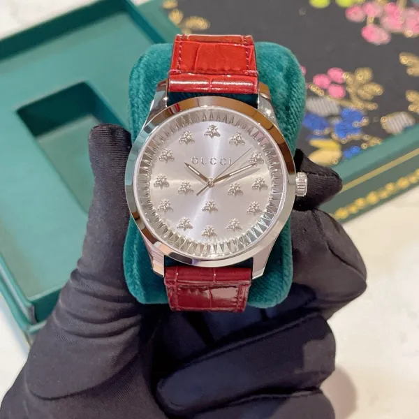 Gucci G-Timeless Pink Dial Stainless Steel Watch Watches - 26