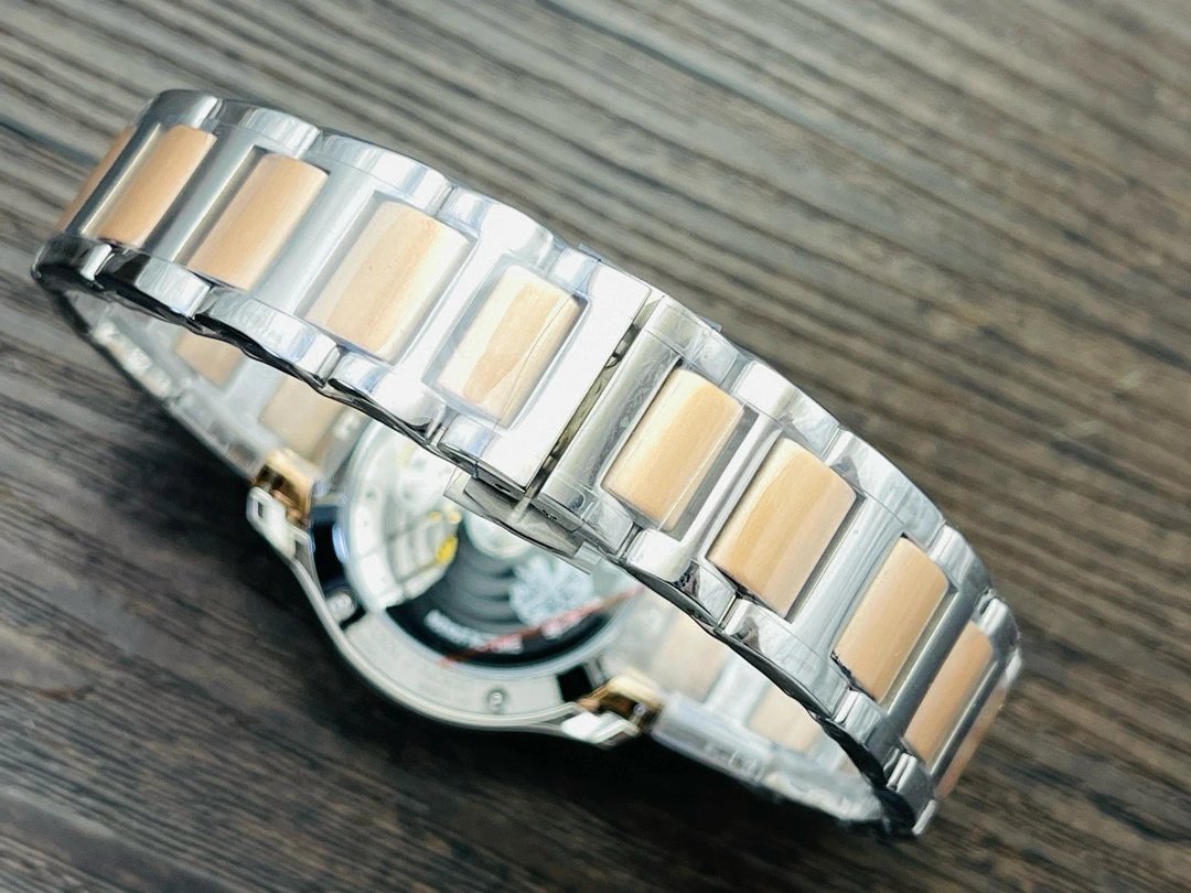 Design Piaget Polo Automatic White Dial Diamond Bezel Two-Tone Steel and Rose Gold Watch Watches - 28