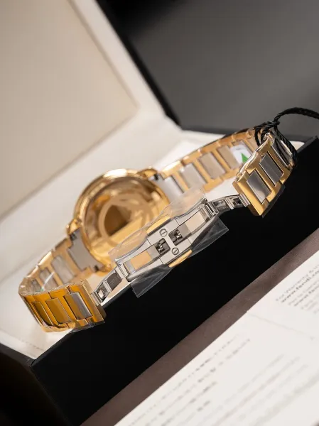 Fendi FF Logo Chronograph Rose Gold and Silver Watch Watches - 20