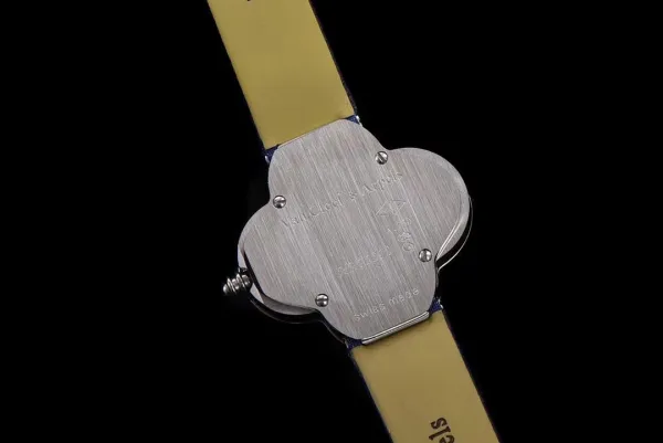 Cartier Panthère de Cartier Clover-Shaped Diamond Watch Blue Silk Strap Watches - 40