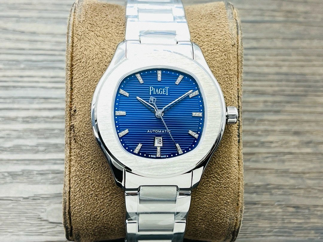 Design Piaget Polo Automatic White Dial Diamond Bezel Two-Tone Steel and Rose Gold Watch Watches - 71