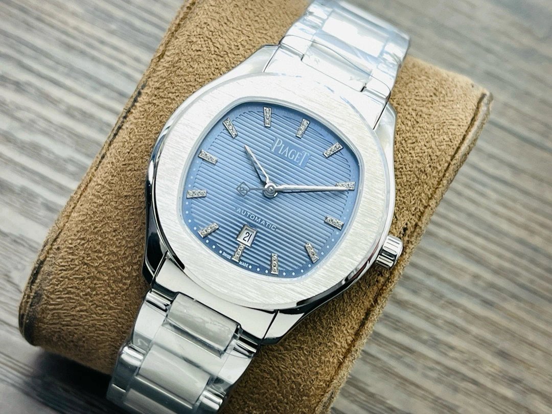 Design Piaget Polo Automatic White Dial Diamond Bezel Two-Tone Steel and Rose Gold Watch Watches - 80