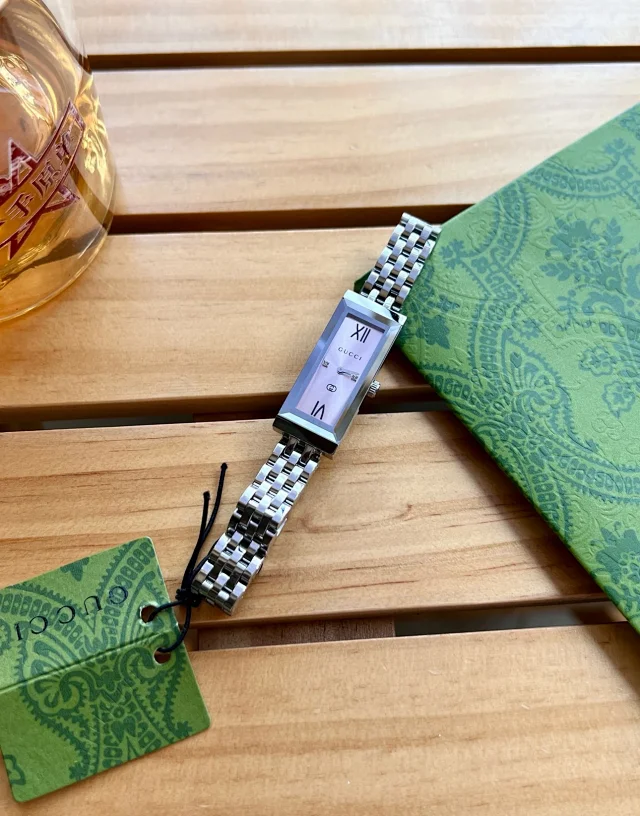 Gucci Watches G-Frame rectangular bracelet watch product detail image 9