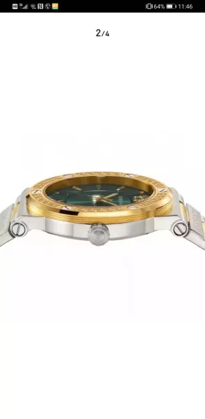 Versace Palazzo Empire Gold and Silver Quartz Watch Watches - 12