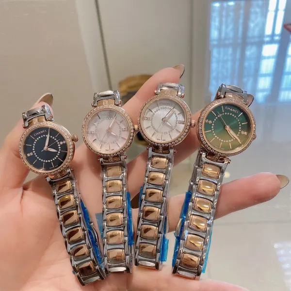Chanel Mademoiselle Privé Pearl Dial Diamond-Encrusted Watch Silver Watches - 21
