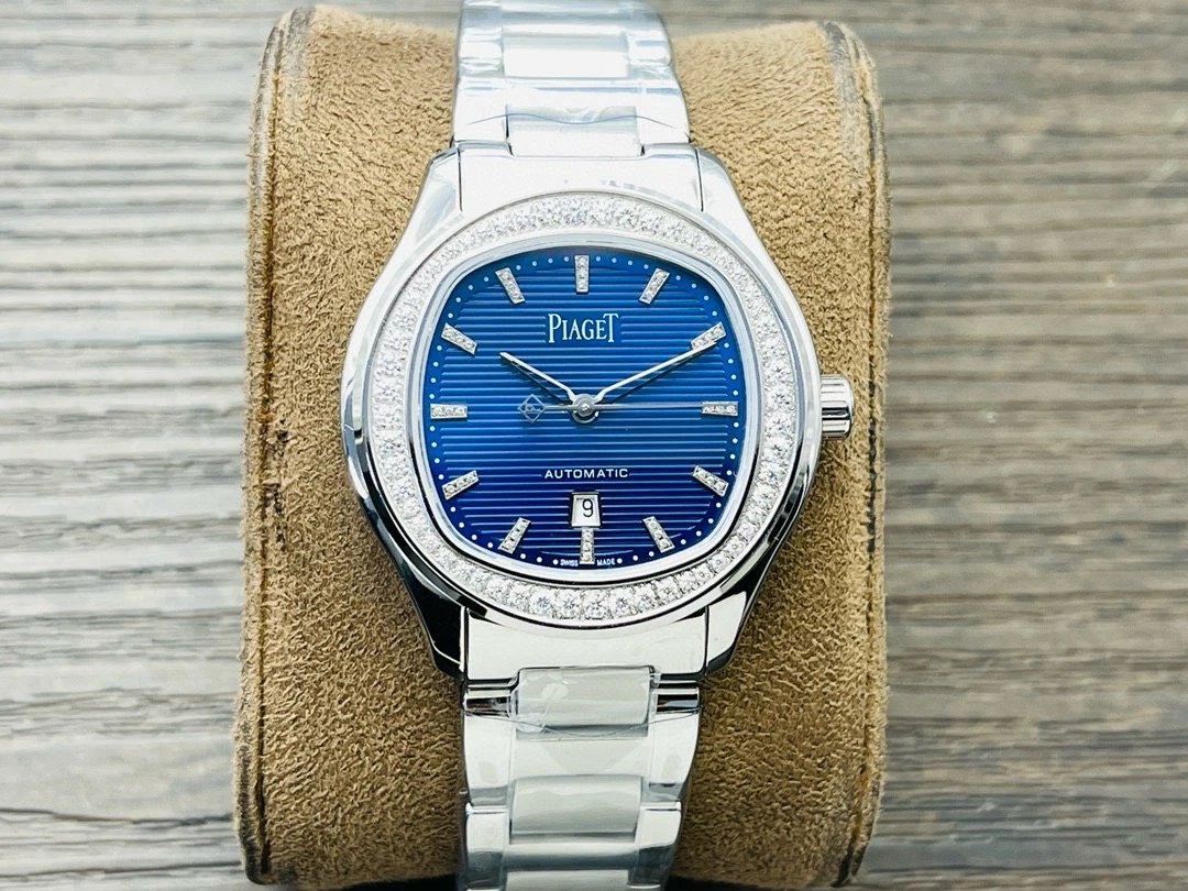 Design Piaget Polo Automatic White Dial Diamond Bezel Two-Tone Steel and Rose Gold Watch Watches - 38