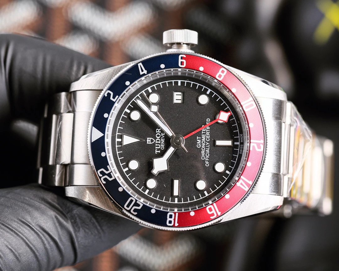 Design Tudor Black Bay GMT Blue and Black Bezel Mechanical Watch Watches - 14
