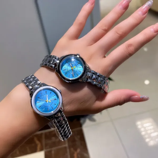 Dior La D de Dior Blue Dial Silver-Tone Steel Watch Watches - 5