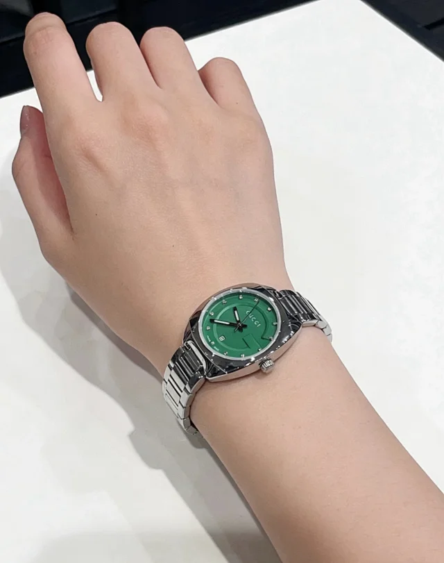 Gucci Watches G-logo dial stainless steel bracelet watch product detail image 5